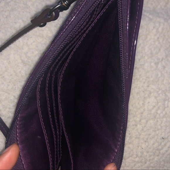 Purple Coach Pocketbook - Picture 3 of 4